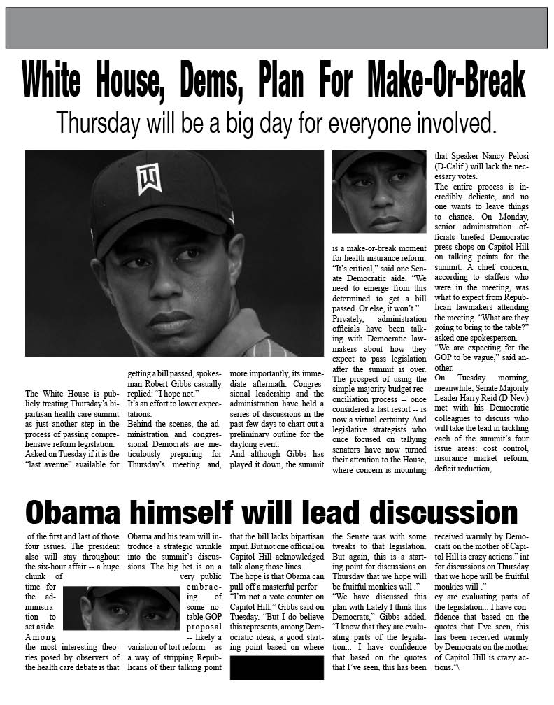 Newspaper Template Free