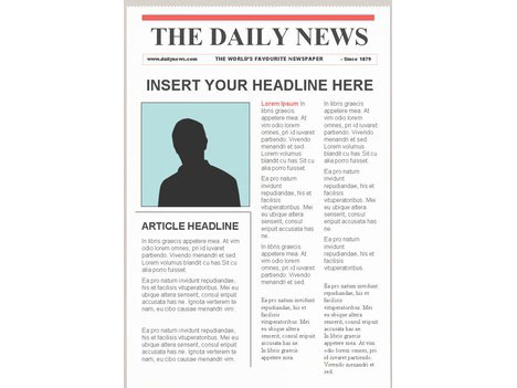 Newspaper Template Free Download