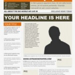 Newspaper Template Free Word