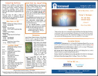 October Church Newsletter Ideas