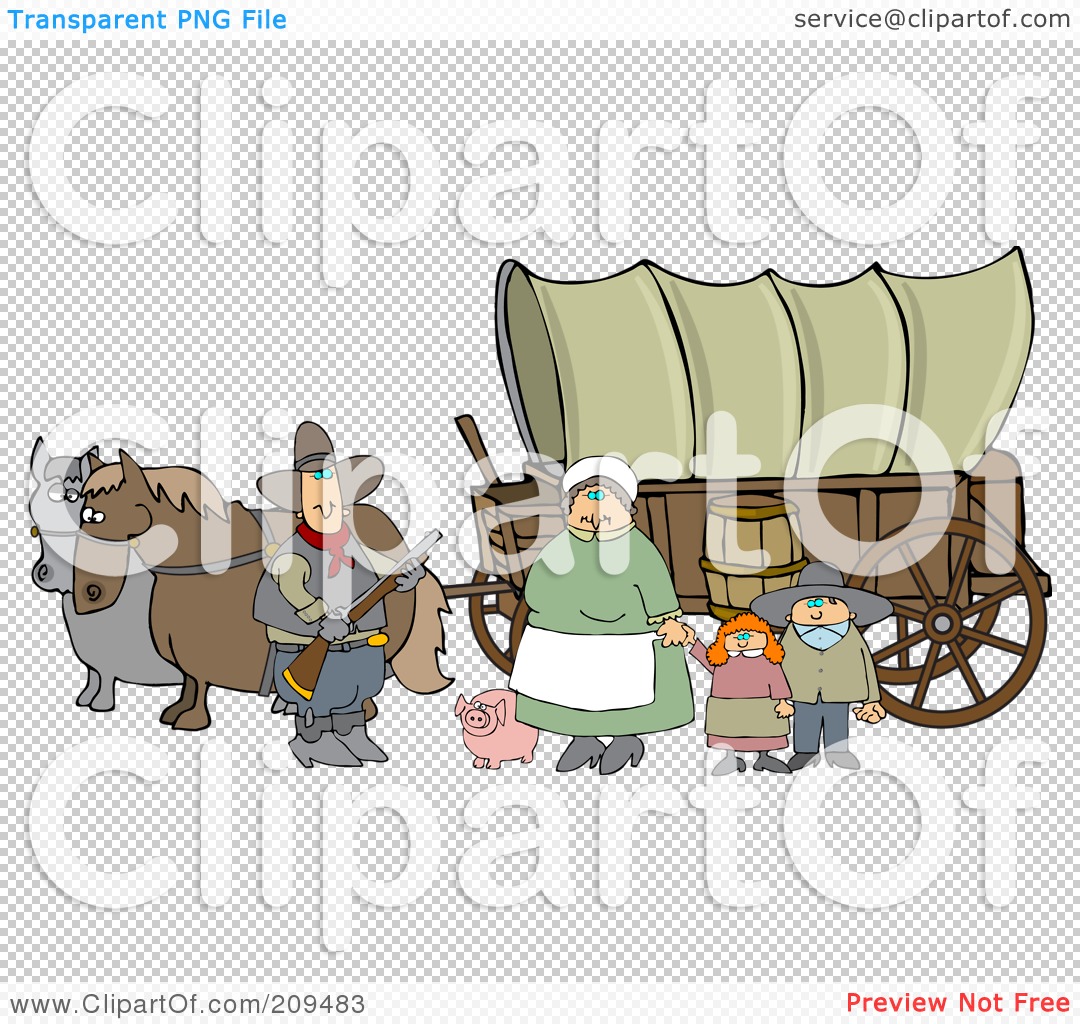 Pioneer Children Clip Art Free