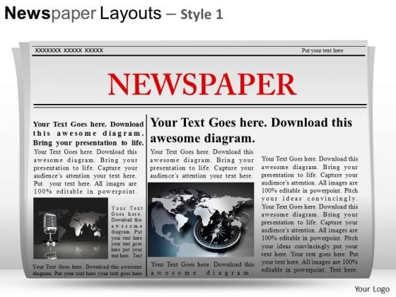 Powerpoint Newspaper Templates Free