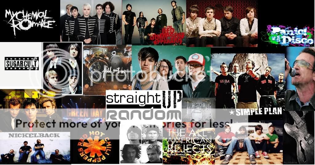 Rock Bands Collage