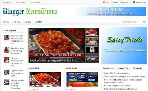 School Newspaper Template Free